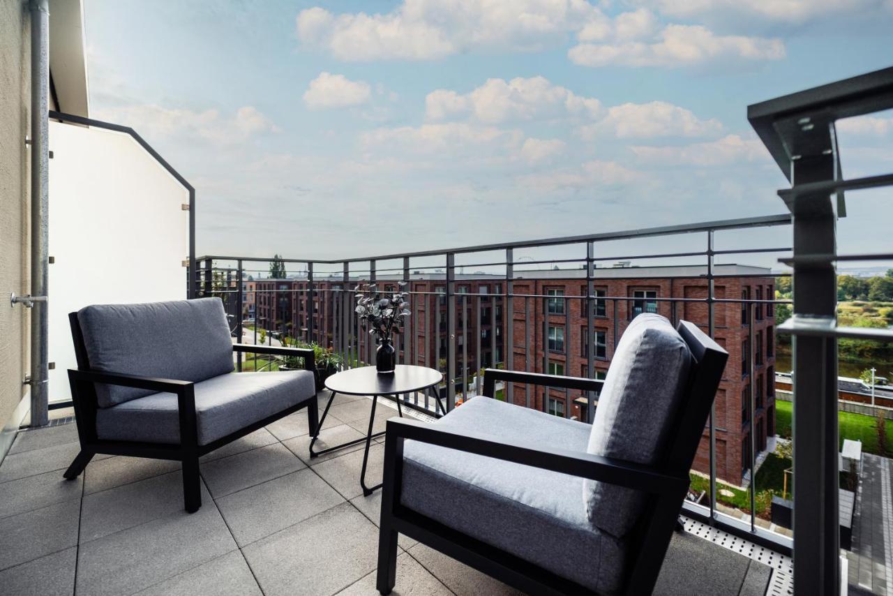Nk Apartments - Hafencity Dresden Mit Elbblick - Modern & Zentral 外观 照片